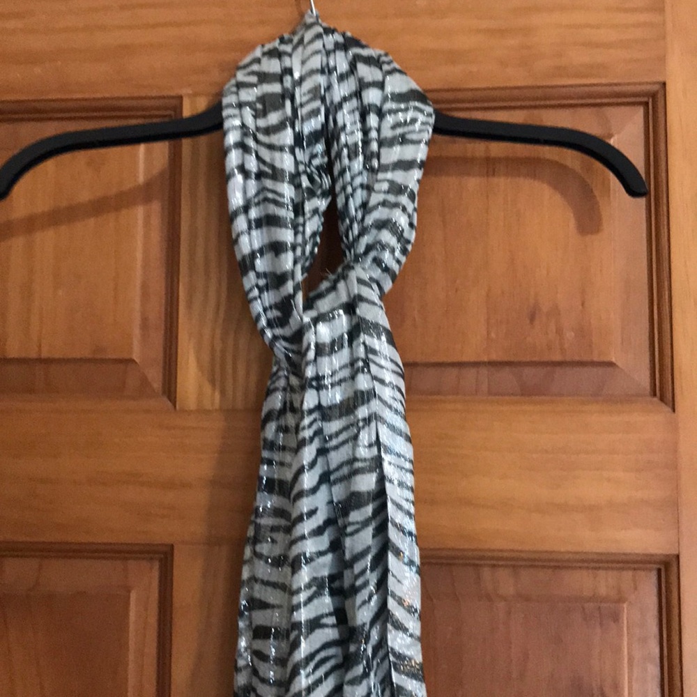 Zebra print scarf
